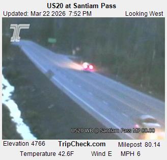 US20 at Santiam Pass live webcam